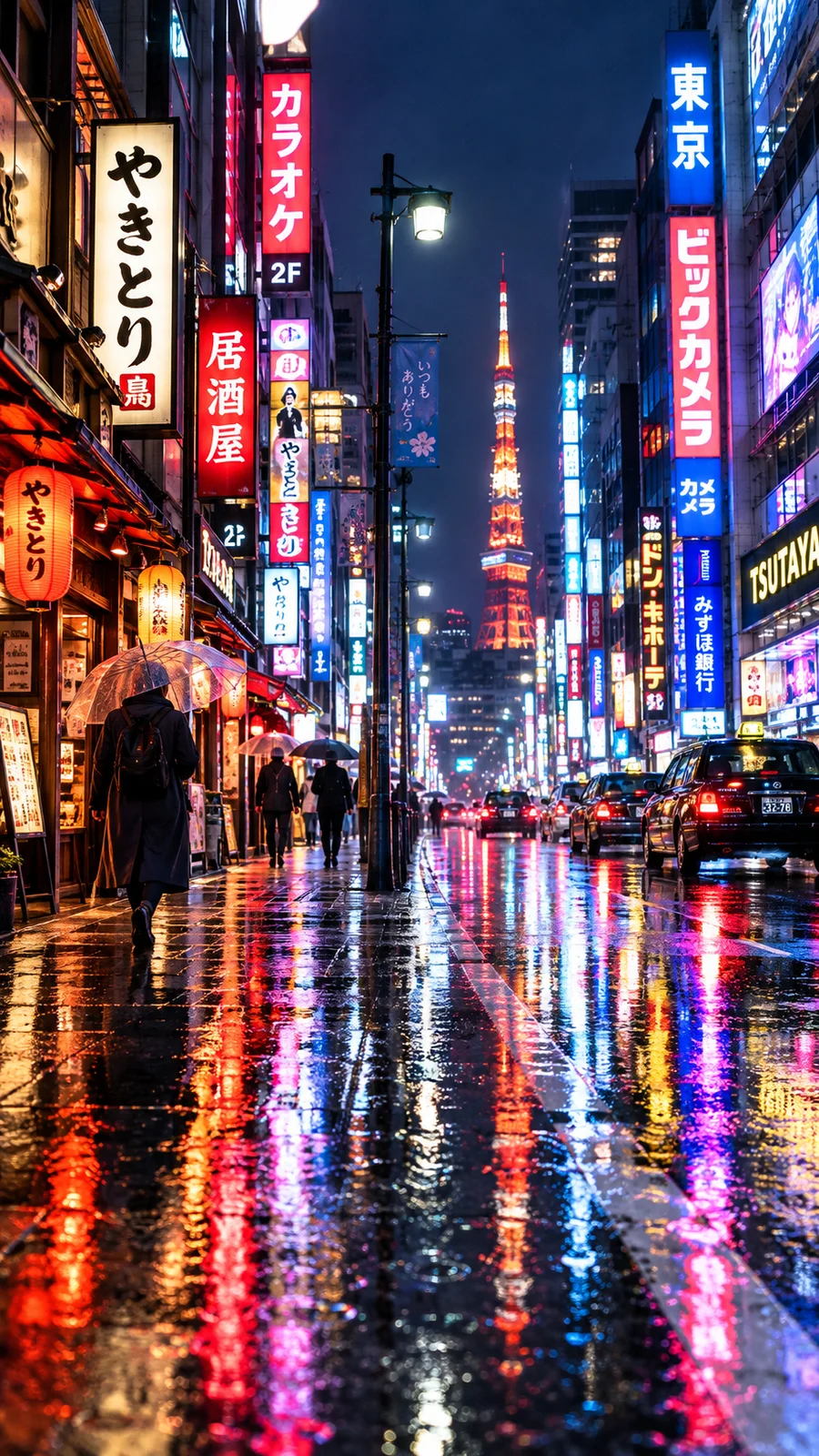 サイバーパンク東京・雨夜のネオン路地 - 6
