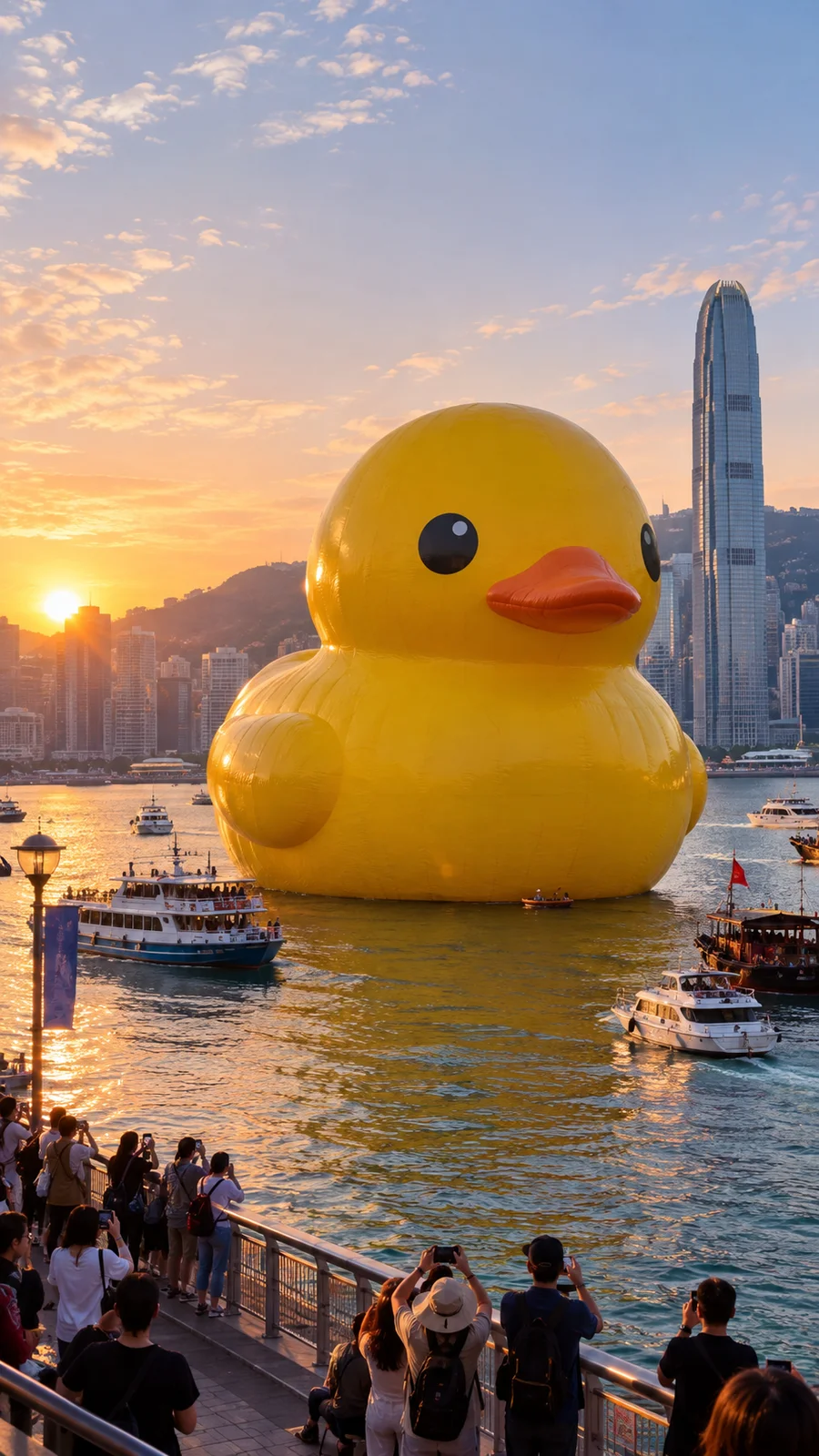 港に浮かぶ巨大ラバーダック - 6