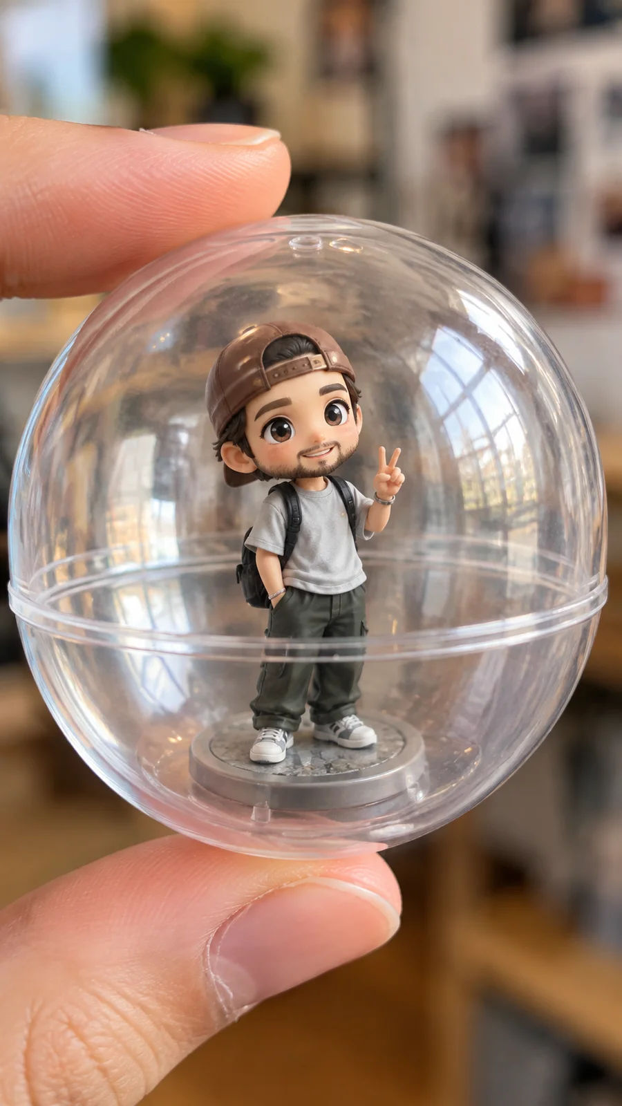 カプセルトイ風ちびキャラ3Dフィギュア - 4